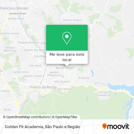 Golden Fit Academia mapa