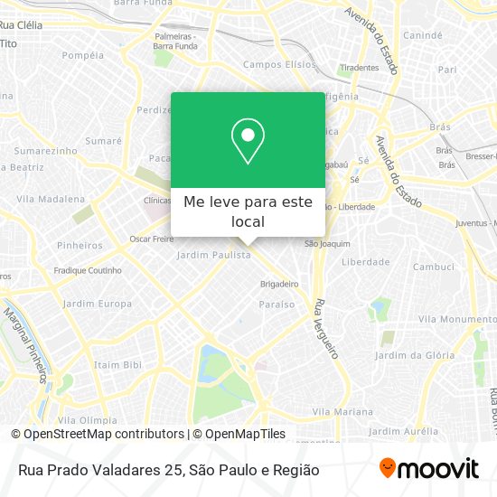 Rua Prado Valadares 25 mapa