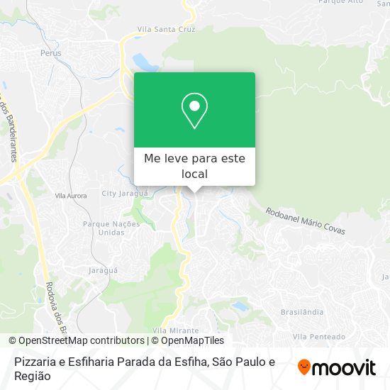 Pizzaria e Esfiharia Parada da Esfiha mapa