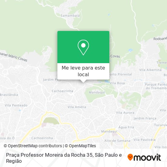 Praça Professor Moreira da Rocha 35 mapa
