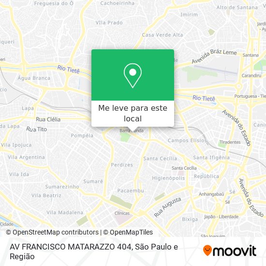 AV FRANCISCO MATARAZZO 404 mapa