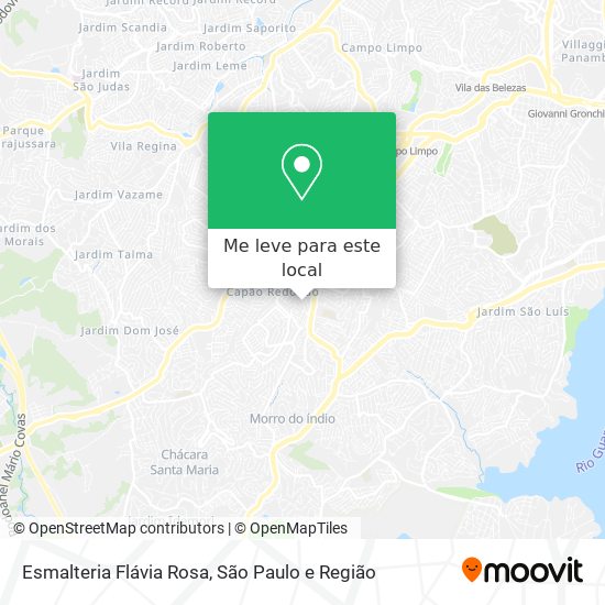 Esmalteria Flávia Rosa mapa