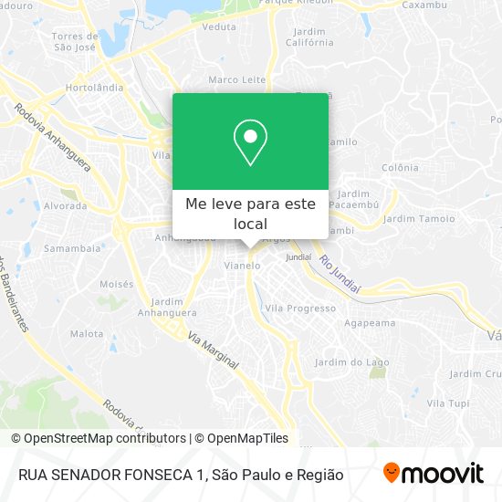 RUA SENADOR FONSECA 1 mapa