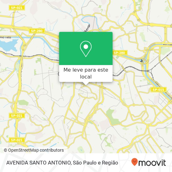 AVENIDA SANTO ANTONIO mapa