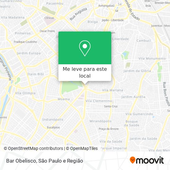 Bar Obelisco mapa