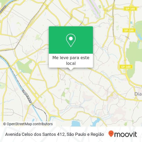 Avenida Celso dos Santos 412 mapa