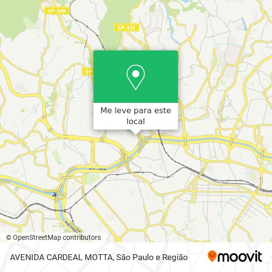 AVENIDA CARDEAL MOTTA mapa