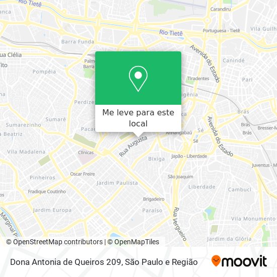 Dona Antonia de Queiros 209 mapa
