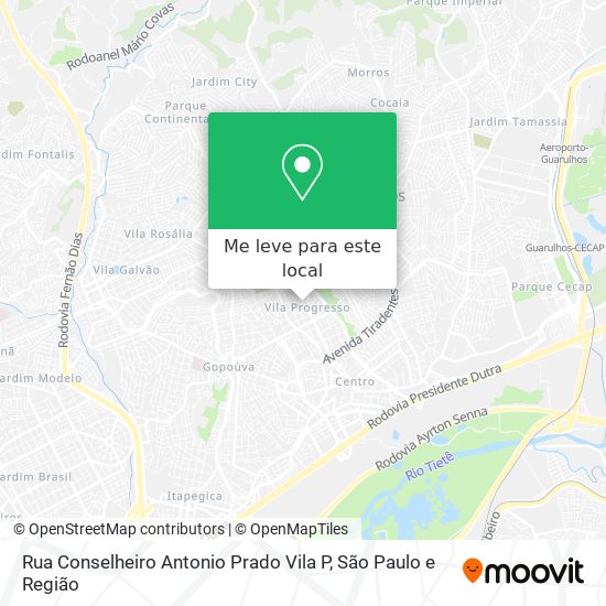 Rua Conselheiro Antonio Prado  Vila P mapa