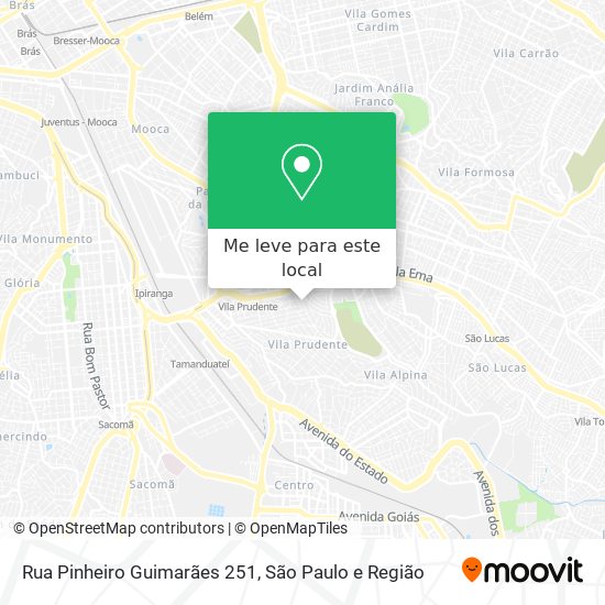 Rua Pinheiro Guimarães  251 mapa