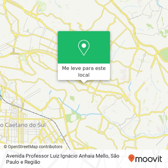 Avenida Professor Luiz Ignácio Anhaia Mello mapa