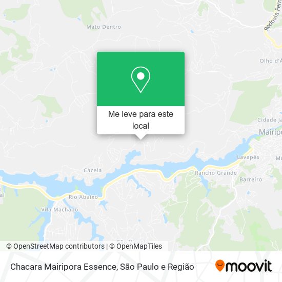 Chacara Mairipora Essence mapa