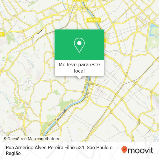 Rua Américo Alves Pereira Filho 531 mapa