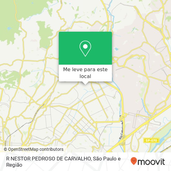 R NESTOR PEDROSO DE CARVALHO mapa