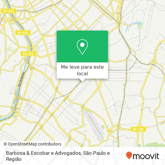 Barbosa & Escobar e Advogados mapa