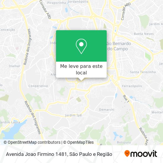 Avenida Joao Firmino 1481 mapa
