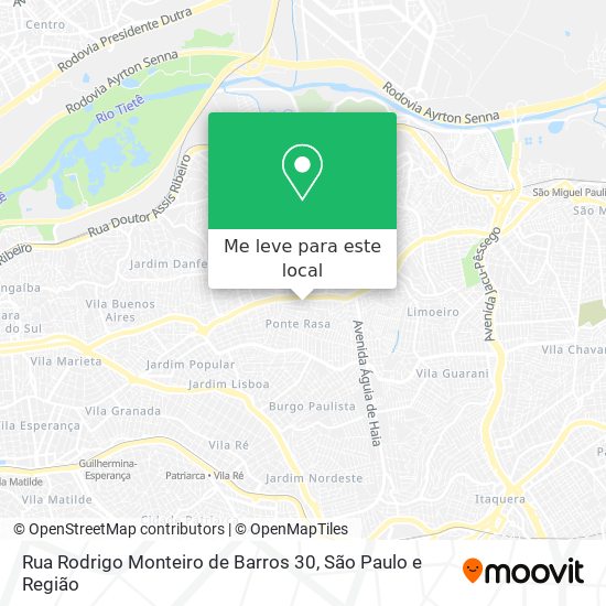 Rua Rodrigo Monteiro de Barros 30 mapa