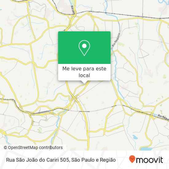 Rua São João do Cariri 505 mapa