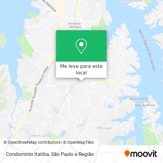 Condominio Itatiba mapa