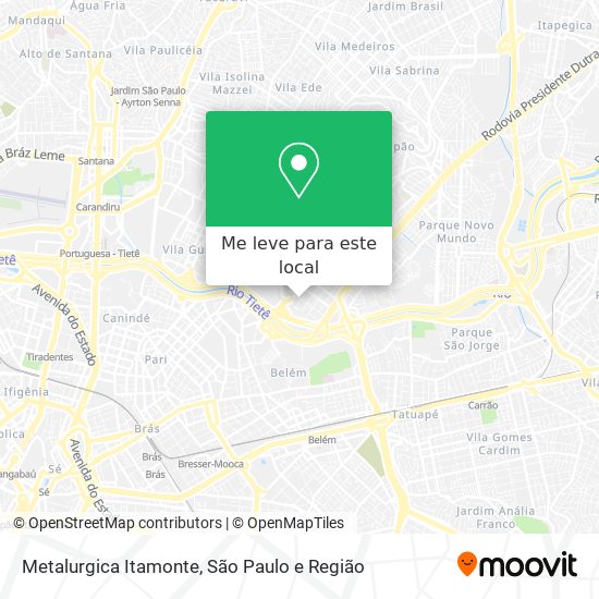 Metalurgica Itamonte mapa
