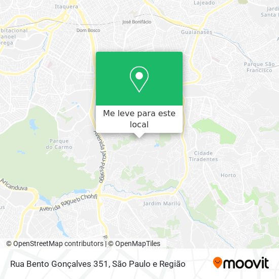 Rua Bento Gonçalves 351 mapa