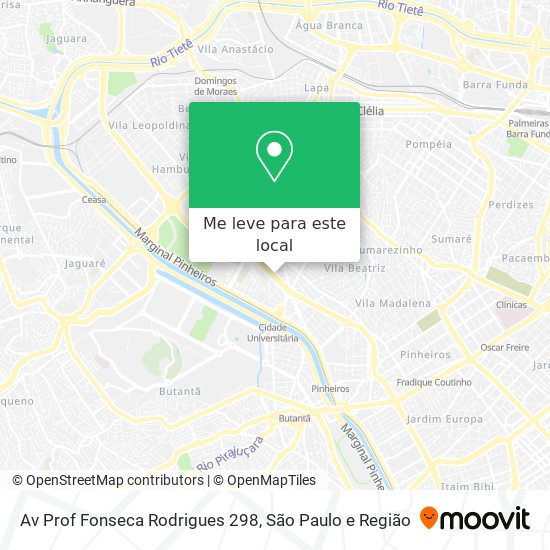 Av  Prof  Fonseca Rodrigues  298 mapa
