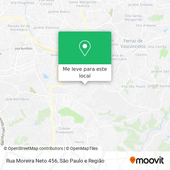 Rua Moreira Neto 456 mapa