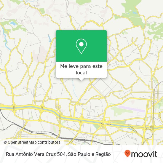 Rua Antônio Vera Cruz 504 mapa