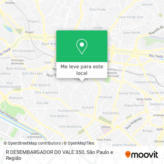 R DESEMBARGADOR DO VALE 350 mapa