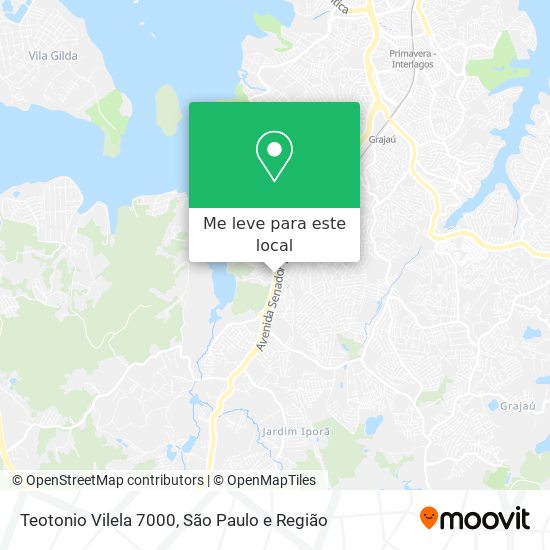 Teotonio Vilela 7000 mapa