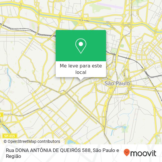 Rua DONA ANTÔNIA DE QUEIRÓS 588 mapa