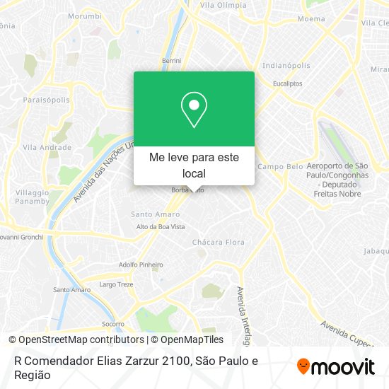 R Comendador Elias Zarzur 2100 mapa