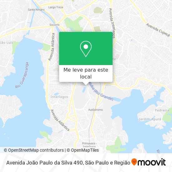 Avenida João Paulo da Silva  490 mapa