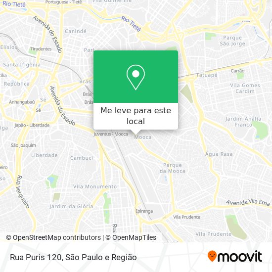 Rua Puris 120 mapa