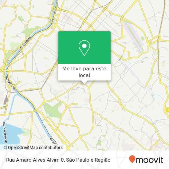Rua Amaro Alves Alvim 0 mapa