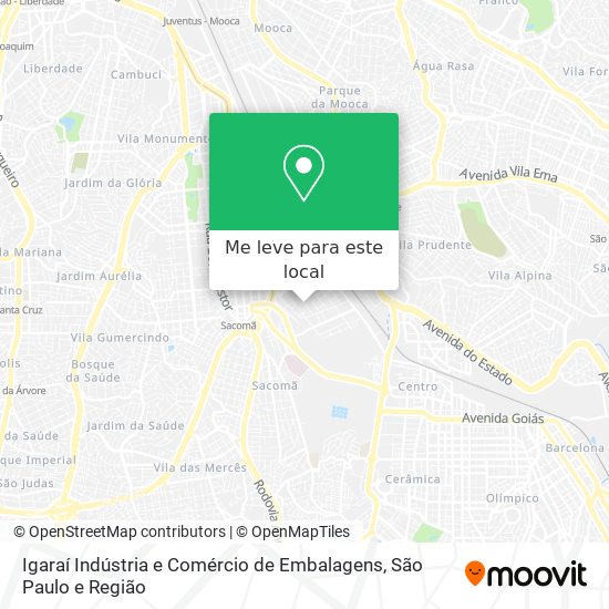 Igaraí Indústria e Comércio de Embalagens mapa