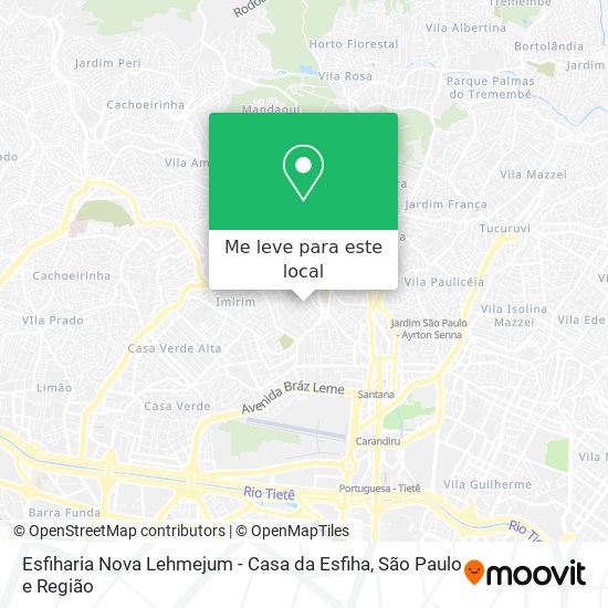 Esfiharia Nova Lehmejum - Casa da Esfiha mapa