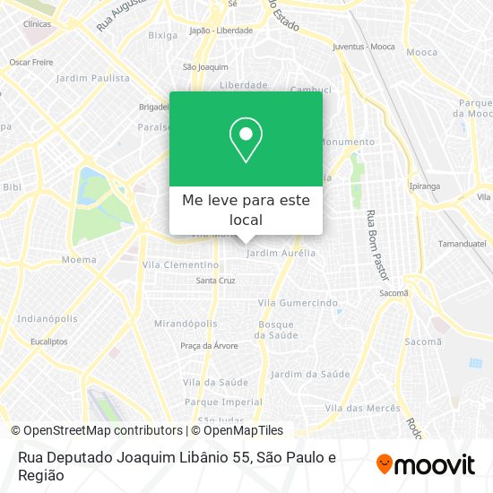 Rua Deputado Joaquim Libânio 55 mapa