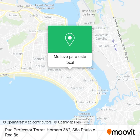 Rua Professor Torres Homem 362 mapa