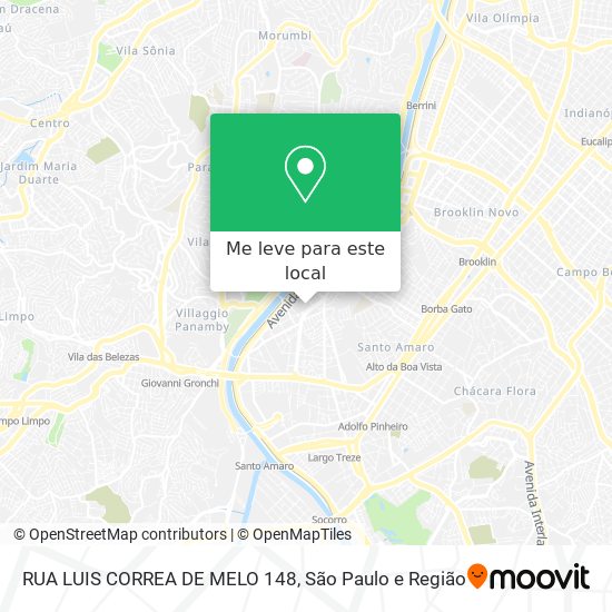 RUA LUIS CORREA DE MELO 148 mapa
