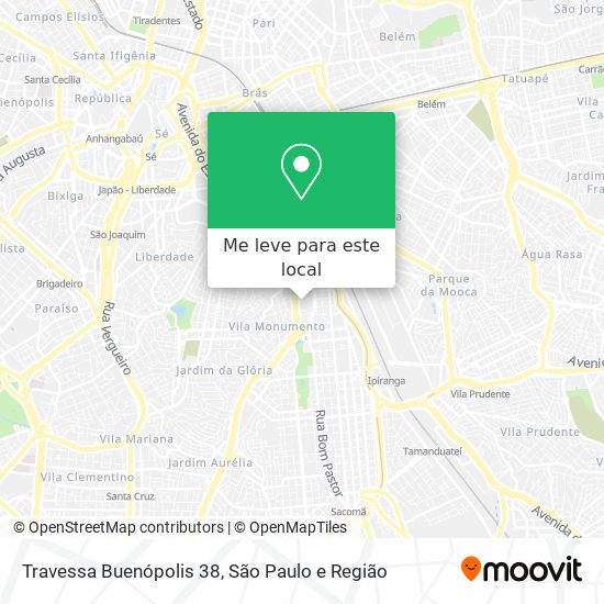 Travessa Buenópolis 38 mapa