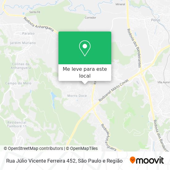 Rua Júlio Vicente Ferreira 452 mapa