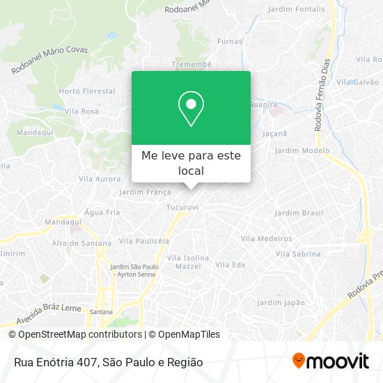 Rua Enótria 407 mapa