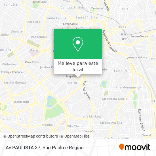 Av PAULISTA 37 mapa