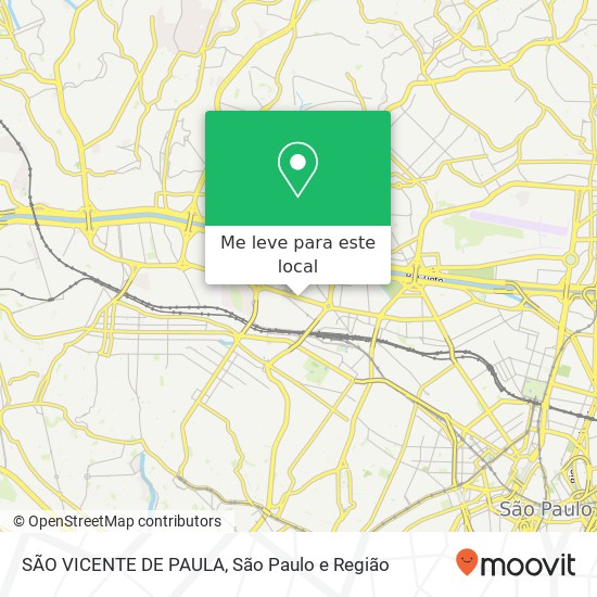 SÃO VICENTE DE PAULA mapa