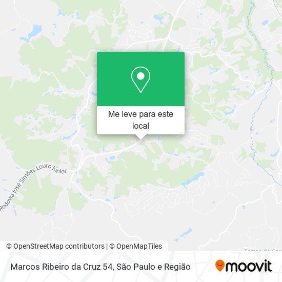 Marcos Ribeiro da Cruz 54 mapa