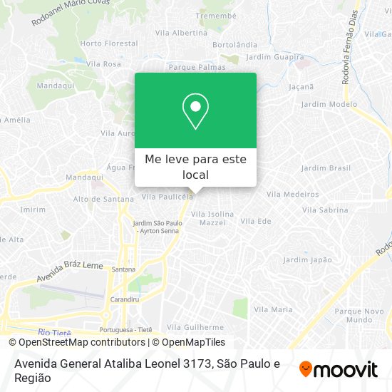 Avenida General Ataliba Leonel 3173 mapa