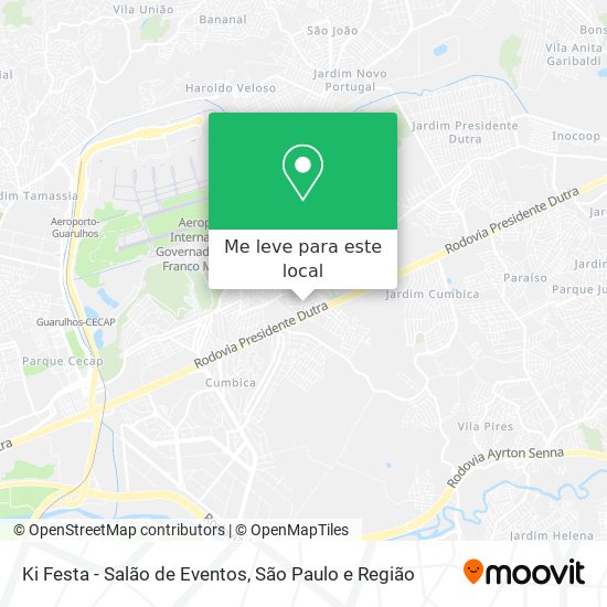 Ki Festa - Salão de Eventos mapa