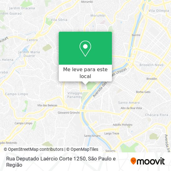 Rua Deputado Laércio Corte 1250 mapa