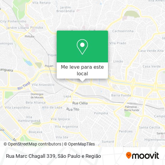 Rua Marc Chagall 339 mapa